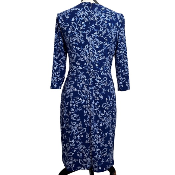 Ralph Lauren Black Label Pailey Twisted-Knot Jersey Sz 6 Midi Dress - Picture 2 of 12